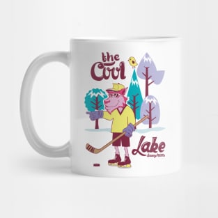 Hockey Cool Wolf Lake Mug